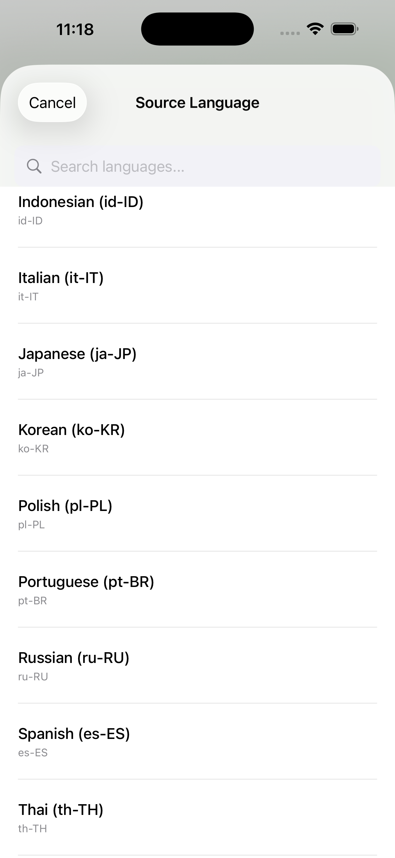 Multi-Language Translation